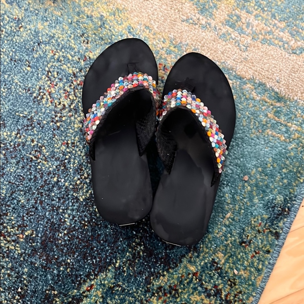 Colorful Beaded Women's Sandals